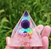 Newest Orgone Pyramid Crystal Energy Orgonite Pyramide Meditation