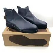 RM WILLIAMS Marc Newson Navy Blue Indigo Leather Yard Boot 365 11G 12 US 46 $445