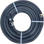 HOSE FACTORY Fire Hose with Brass Nut & Tail and Zorro Fire Nozzle 19mm