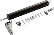 Automatic Door Closer Sliding Door Stopper Automatic Spring Door Closer Stop Buffer Speed 90 Degree Positioning Closing Folding Hardware Home (Color : Black)