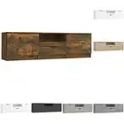 TV Cabinet Engineered Wood TV Stand Unit Storage Cabinet Multi Colours vidaXL