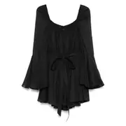 [The Andamane] The Andamane Flared Mini Dress 38 IT BLACK