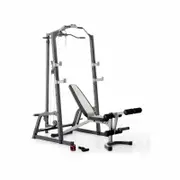 Marcy MPM5108 Fitness Cage Rack & Bench Combo Training Home Gym/Workout