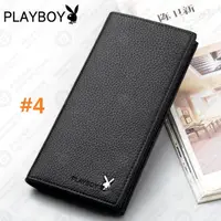 在飛比找蝦皮購物優惠-熱銷-✙Playboy 原版 簡約男士長夾.真皮錢包 牛皮長