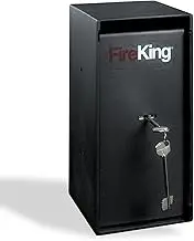 Mini Safe with Single Nose Lock, Lock Box for Home, Compact Home Safe for Valuables, Small Portable Safe, Programmable Home Safes, Made in the USA, Black