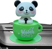 Car Dashboard Decorations | Cute Dashboard Car Accessories | Solar-Powered Shaking Head Doll with Animal Design for Inside Home Computer Interior