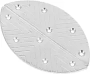 1 Pair Metal Heel Repair Plates for Men Shoes Durable Pads with Screws for Boot and Sole Protection Long Lasting Support for Tap Shoes and Footwear Repair