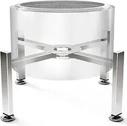 YEFU 19-27 inch Fire Pit Stand, Adjustable Firepit Stand for Solo Stove Bonfire Yukon and Other 19-27" Outside Firepit, Stainless Steel Fire Pit Accessory for Safe Use on Decks and Camping