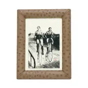 Pigeon & Poodle Witney Ostrich Leather Frame, 5 x 7