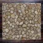 Natural Agate Square Coffee Table Top, Agate Stone Center Table Top, Home Decor