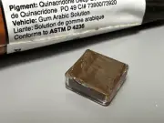 Daniel Smith PO49 Quinacridone Gold Watercolor .03ml Mini Pan Sample Size