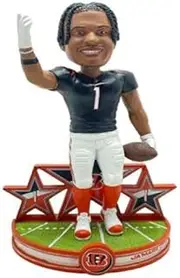 FOCO Ja'Marr Chase (Cincinnati Bengals) NFL Superstar Series Bobblehead, Bobble Head Figures