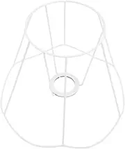 OSALADI Ring Lightbulb Woven Lamp Shade Lamp Shade Frame Wire Lamp Shade Rings DIY Lamp Shade Ring Shaped Guard Lamp Shade Holder for Vintage Frames Ring Bulb