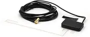 Blaupunkt Active DAB/DAB+ Windscreen Adhesive Antenna with Integrated 15 dB Amplifier, 12 V, SMB Plug, 3 m Cable, Mounting on Windscreen