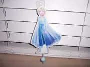 Disney Frozen Queen ELSA Decorative MDF Wall Hook For Light Coat Backpack