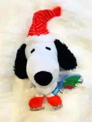 BarkBox Dog Toy M/L Snoopy Peanuts Beagle Charlie Brown Christmas NWT New