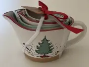 Peanuts/Snoopy & Woodstock Rae Dunn 4 Piece Christmas Measuring Cup Set, NWT