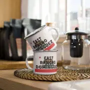 East Rancho Dominguez California Flag Enamel Mug