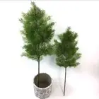 Hotel Decoration Artificial Plant Leaves Branch Pine Needle Leaves Cypress Leaf