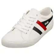 Gola Varsity Mens Casual Sneakers in White Navy Red - 8 US