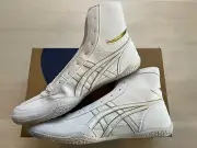 ASICS Wrestling Shoes White x White x Gold 1083A001 EX-EO successor to TWR900