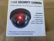 Fake Security Camera With Two Wall Screws Uses Two AA Batteries Not Included