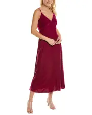 Taylor Stretch Velvet Maxi Dress 6 Pink