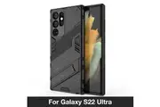 For Galaxy S22 5G Stand Case Protector Shockproof Heavy Duty Cover-For Galaxy S22-Black