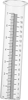 2 Pack Test Tube Rain Gauge Measuring Glass for Rainfall Gauge Rain Meter Glass Measuring Cup