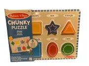 Melissa and Doug Shape Puzzle- 8 Pieces