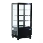 Display Fridge Black - 68 Polar Drinks Cool Chill Cafe Cake Takeaway
