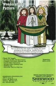 Choir of Angels Christmas Yard Art Woodworking Plans by Sherwood Creations