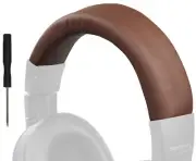 Protein Leather Headband Cover for Audio Technica ATH M40, M40X Headphones, R...