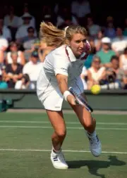 Steffi Graf of Germany at the Wimbledon Lawn Tennis Championships - Old Photo 15