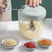 Stainless Steel Manual Food Chopper – Easy Veggie Cutter & Dicer