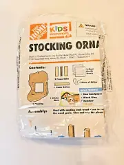 Home Depot Kids Workshop Wood Craft Kit Stocking Ornament 2019