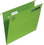 Elba Ultimate 240 GSM Manilla Verticflex Suspension Files, A4 Size, V-Base - Green, Pack of 25