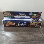 NIB Yoshi Reusable Grill and Bake Nonstick BBQ Mats 2 Pack