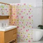 Waterproof Shower Curtain Mildew Proof Printed Shower Curtain
