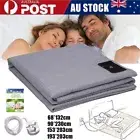 Bed Earthing Sheet Grounding Sheet Mat Flat Bed Sheet Sheet with AU Plug Grey