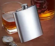 Brand New Whiskey Flask 355ml/12oz Alcohol Pocket Flask with Portable Funnel