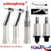 FG1.60mm/CA2.35mm Dental Slow Speed Contra Angle Handpiece Straight 2H/4H F2