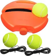 Sosoport 1 Set Rebound Base Tennis Ball Tennis Self Trainer Tennis Training Tool Portable Tennis Trainer Tennis Trainer Rebounder Trainer Rebound Ball Tennis Self Practice Plastic Orange