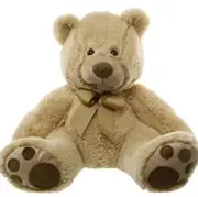 Australian Teddy Time Large Super Soft Teddy Bear - Mojo Light Brown 45cm NEW