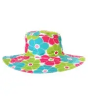 GYMBOREE ICE CREAM SWEETIE MULTI COLOR FLOWER SUN HAT 5 7 8 9 10 NWT