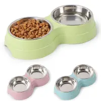 在飛比找蝦皮購物優惠-Xstore2 Double Pet Bowls Dog F