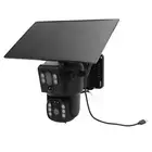 Solar Security Camera 8MP 4K Dual Lens Wireless Full Color Nig-ht Vis-ion 2 Wa