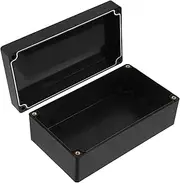 TOPPERFUN Box Outdoor Enclosure for Electronics Outdoor Electrical Enclosure Abs Waterproof Enclosure Outdoor Electrical Outlet Covers Black