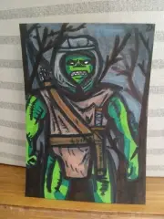 Drawing Hunter Leonardo TMNT Teenage Mutant Ninja Turtles Neca Haulathon Mirage