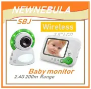 Nebula Digital Wireless Baby Monitor Video 3.5" Screen Secure 2.4GHz 200m Range